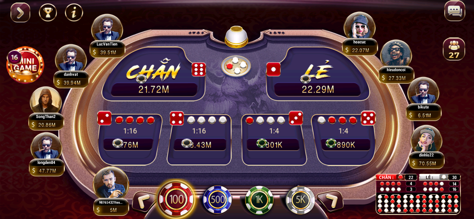 Superph Casino App Game Interface